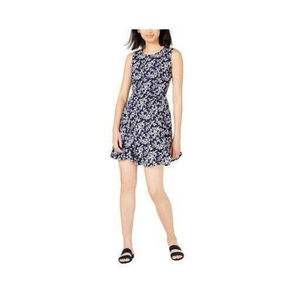 maison jules fit and flare dress
